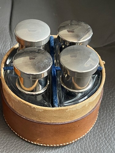 Antique silver plate perfume - silver,