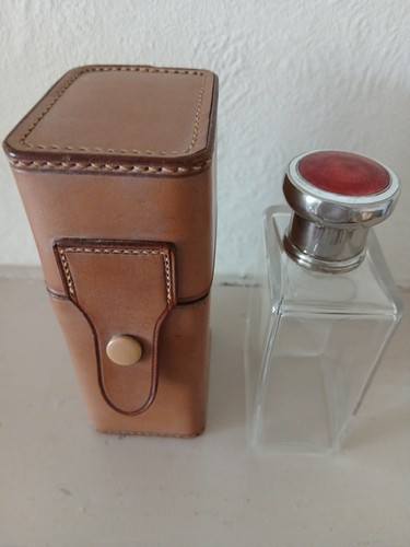 Vintage red enamel top - top, glass