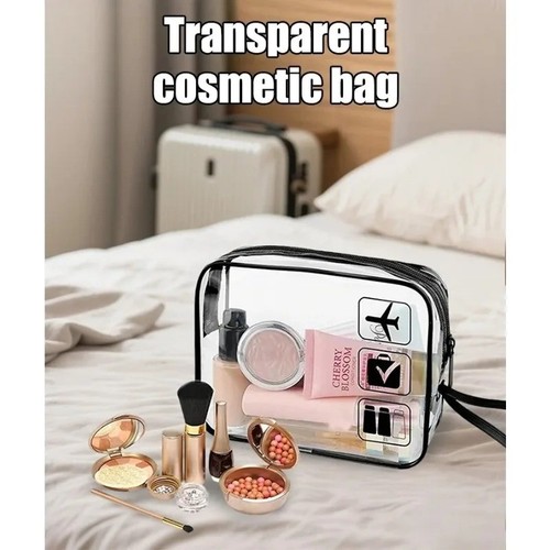 Clear toiletry bag tsa - clear,